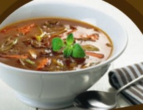 NATMAD Gullaschsuppe med gratinerede ostetoasts
